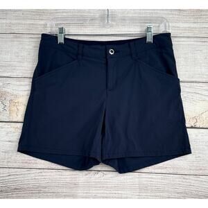 Patagonia Quandary 5" Shorts Womens 4 Navy Blue 4 Pocket Outdoor Hiking